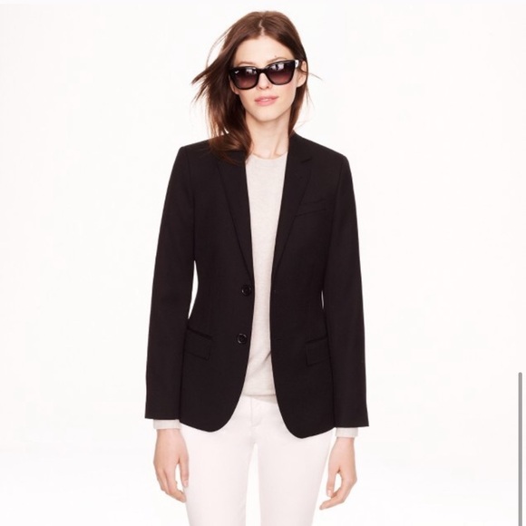 J. Crew Jackets & Blazers - J. Crew Black Crepe Blazer